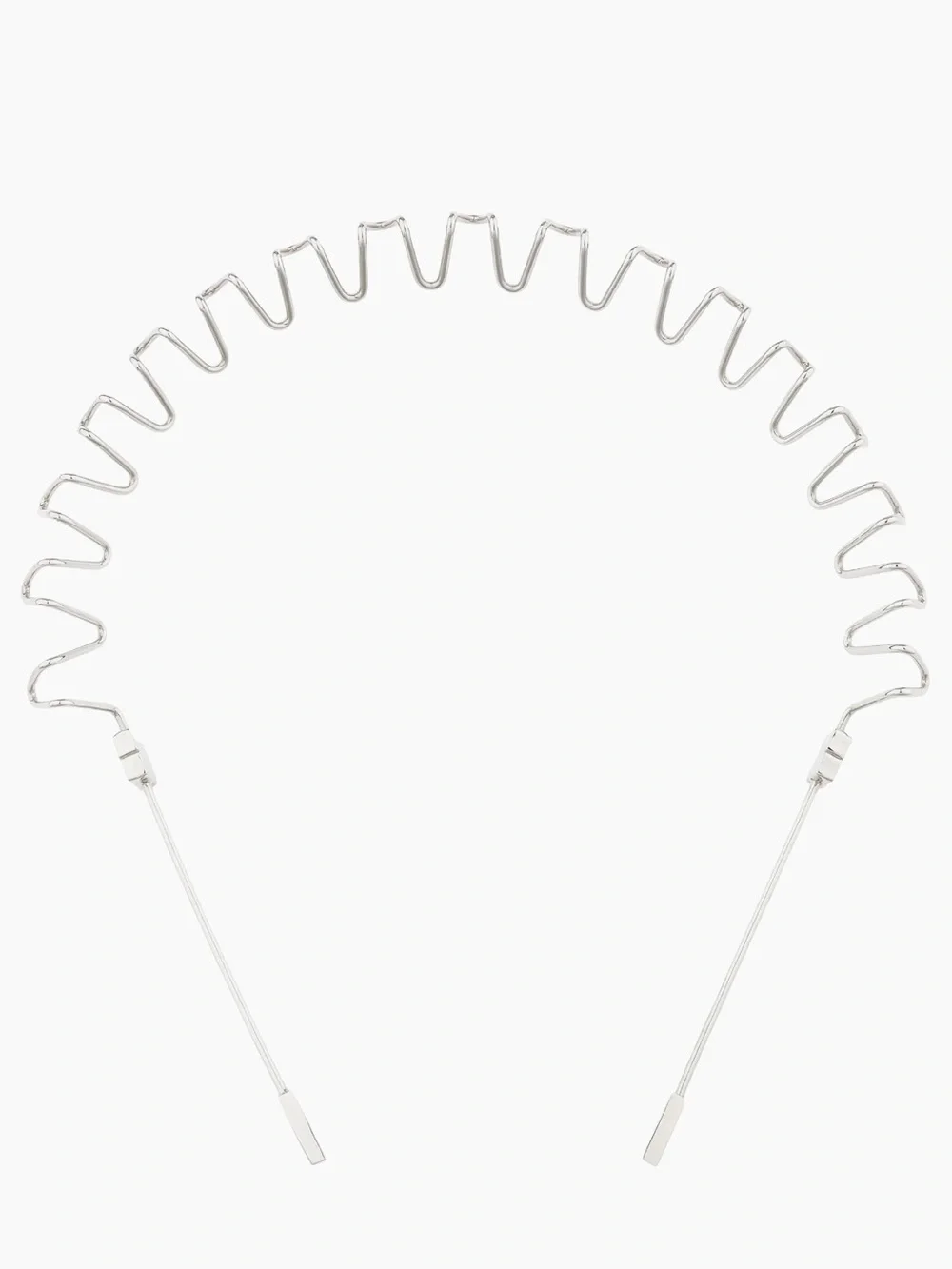 Givenchy Silver Show Zigzag Accent Headband - Picture 2 of 9